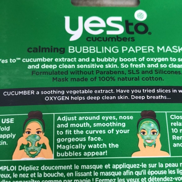 3 Product Bundle YES To Cucumbers Skincare Full Size Toner & Mask Gift Set NEW!! - Picture 9 of 16